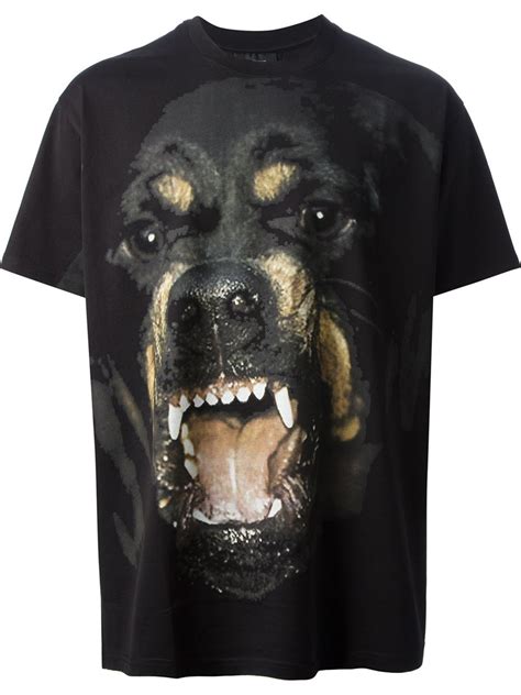 Givenchy Fierce Dog Tshirt in Black for Men .